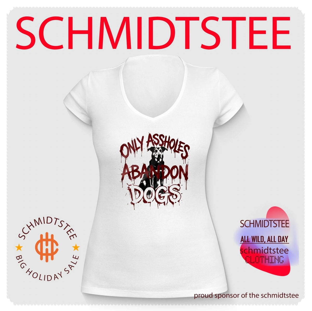 Only Assholes Abandon Dogs dog rescue animal welfare shirt Unisex
