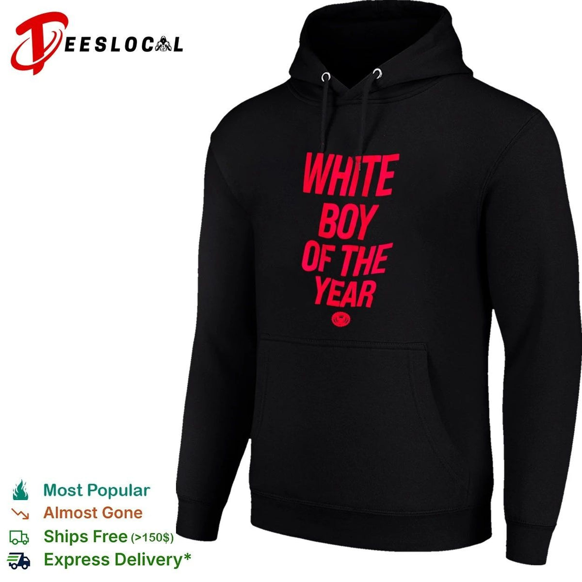 White Boy of the Year funny slogan humor Unisex