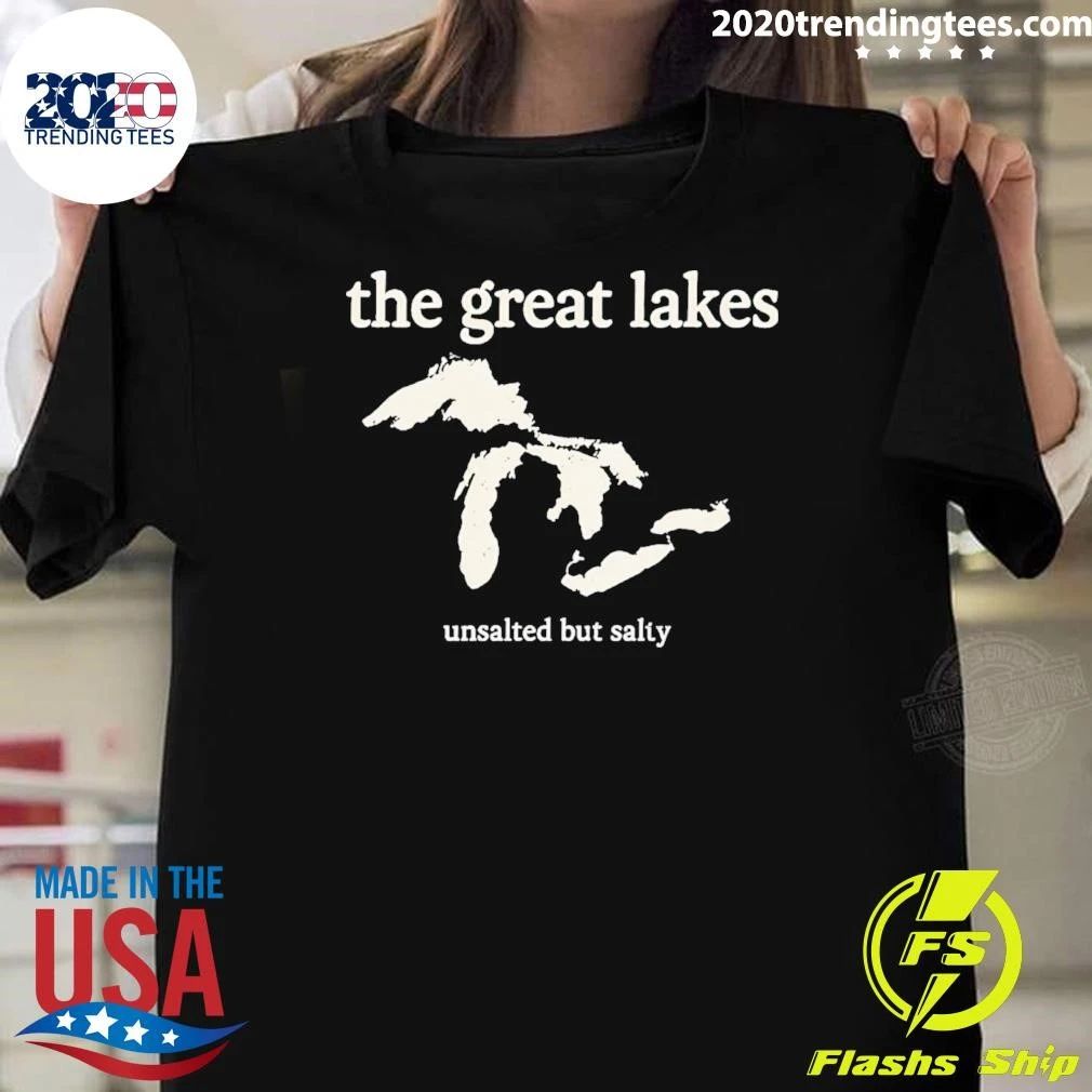 The Great Lakes Unsalted But Salty Retro Shirt