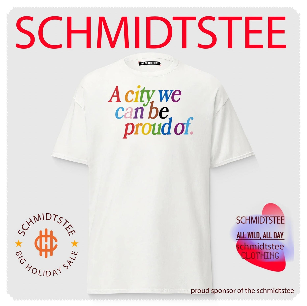 Brad Bradford A City We Can Be Proud Of Pride shirt Unisex