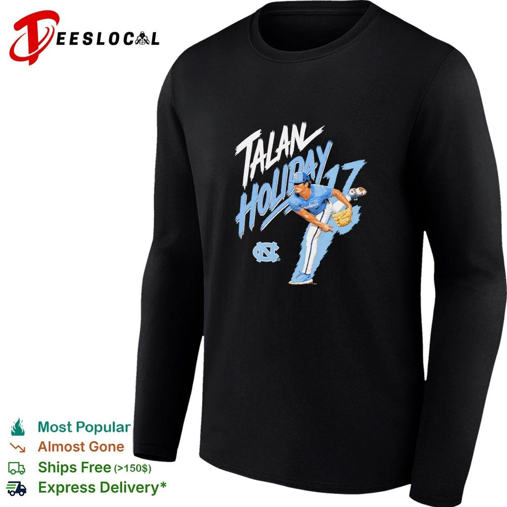 Talan Holliday 17 North Carolina Tar Heels Baseball Unisex