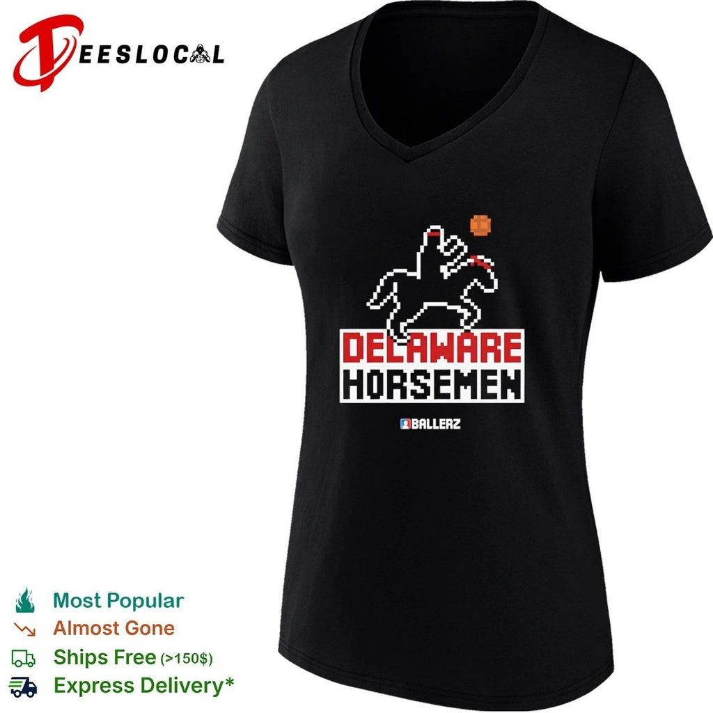 Delaware Horsemen Ballerz basketball pixel art Unisex