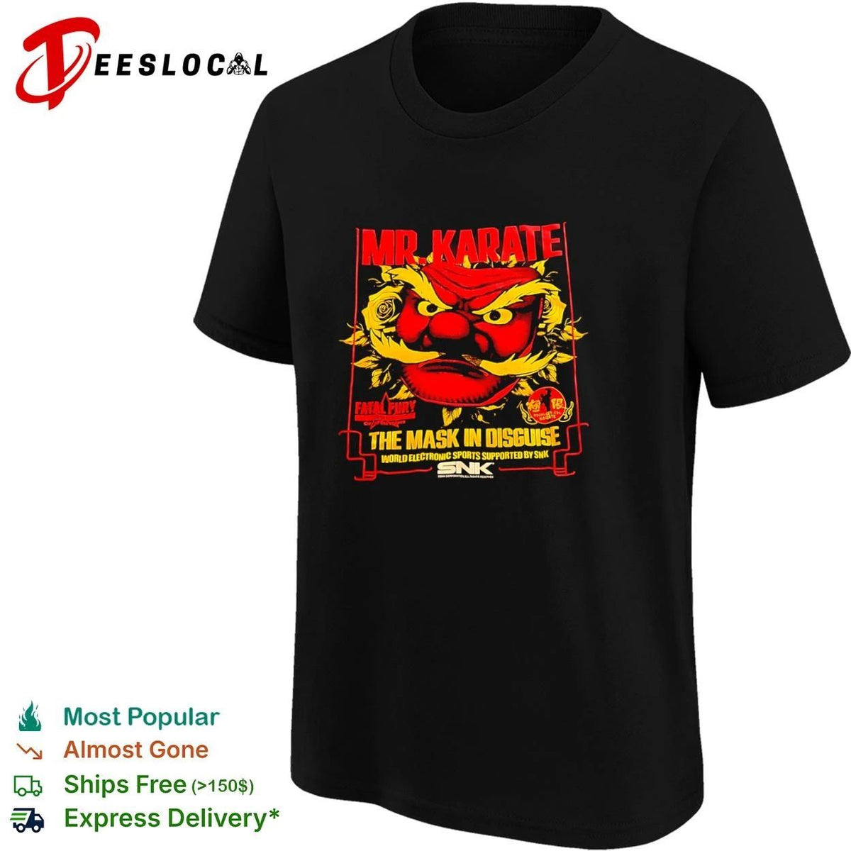 Mr Karate The Mask in Disguise Fatal Fury City of the Wolves SNK Unisex