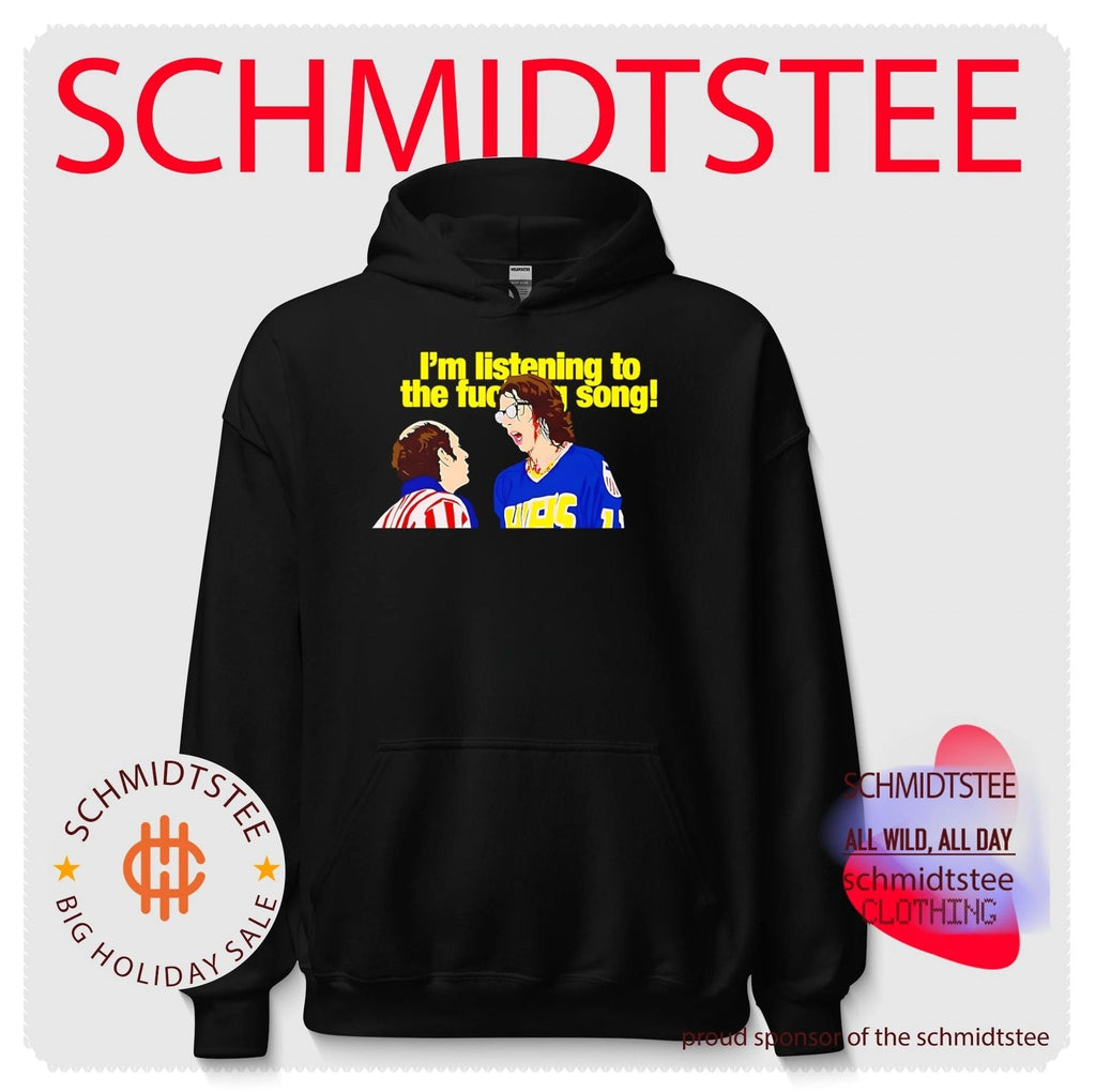 Hanson Brothers National Anthem I’m listening to the fucking song meme shirt Unisex