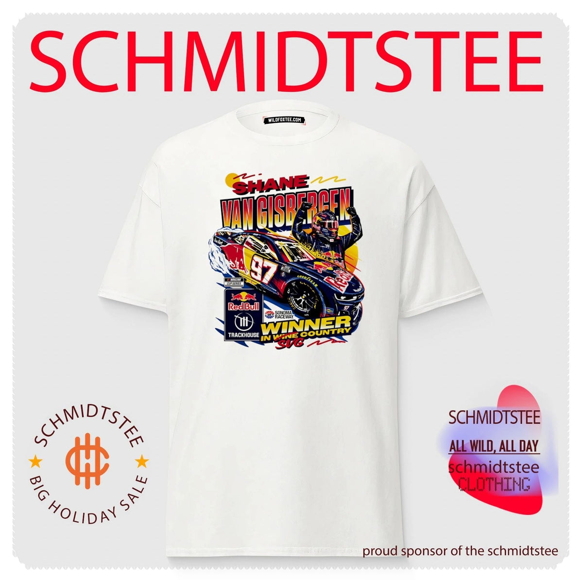 Shane van Gisbergen Trackhouse Racing Winner in Wine Country 2026 shirt Unisex