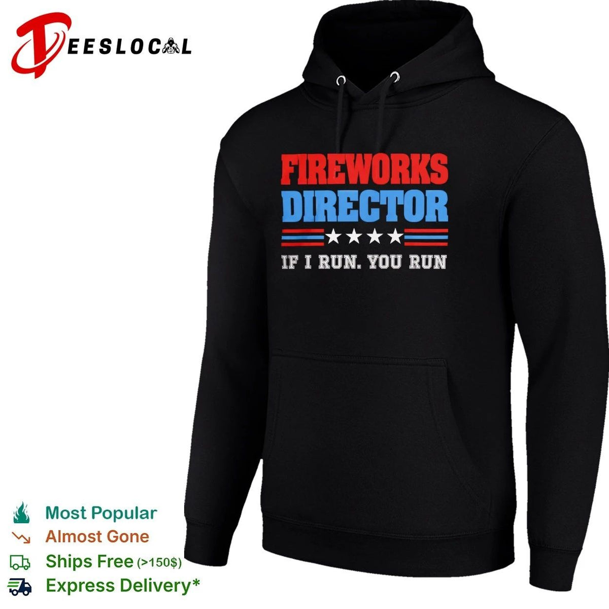 Fireworks Director If I Run You Run Fourth of July Unisex