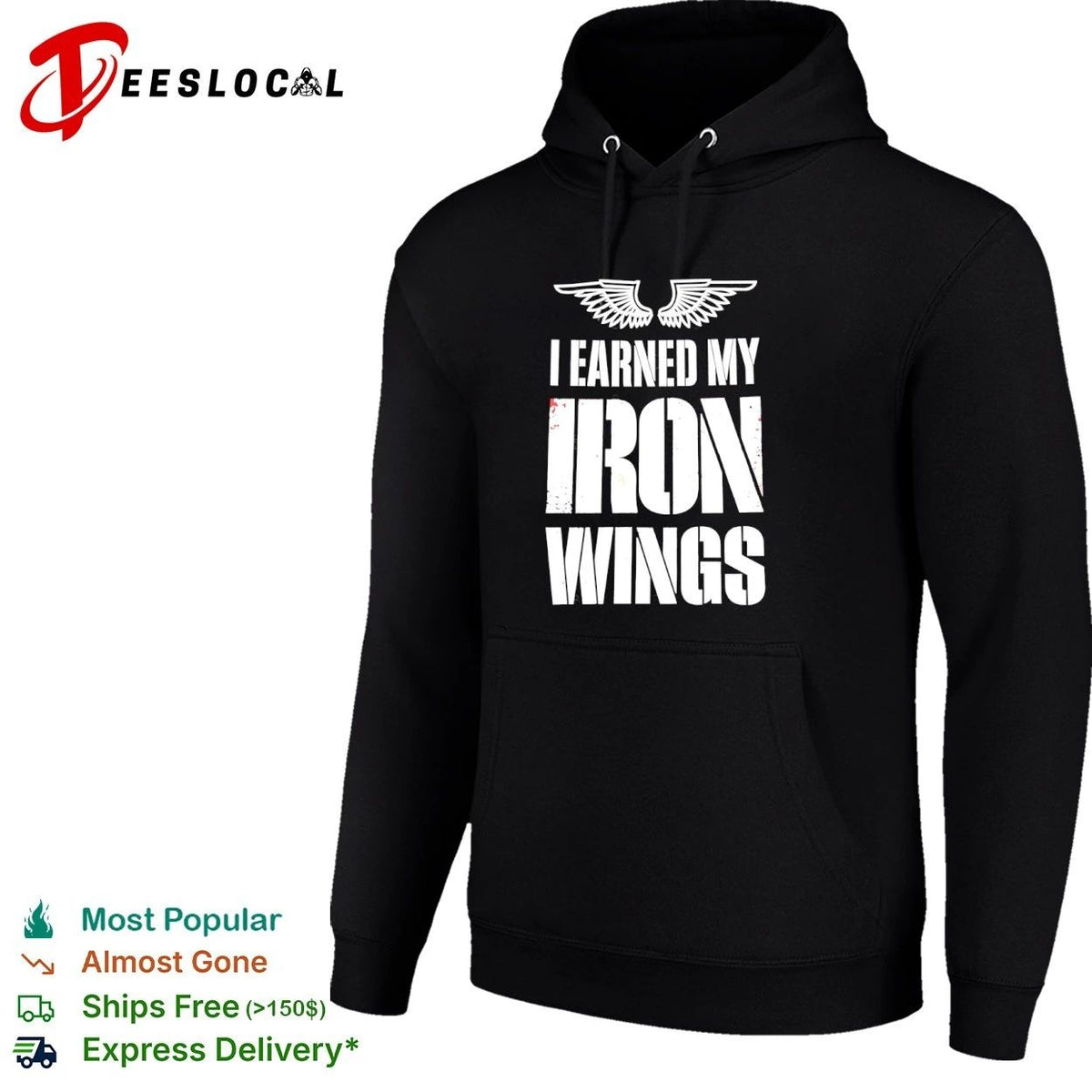 I Earned My Iron Wings aviation pilot Unisex