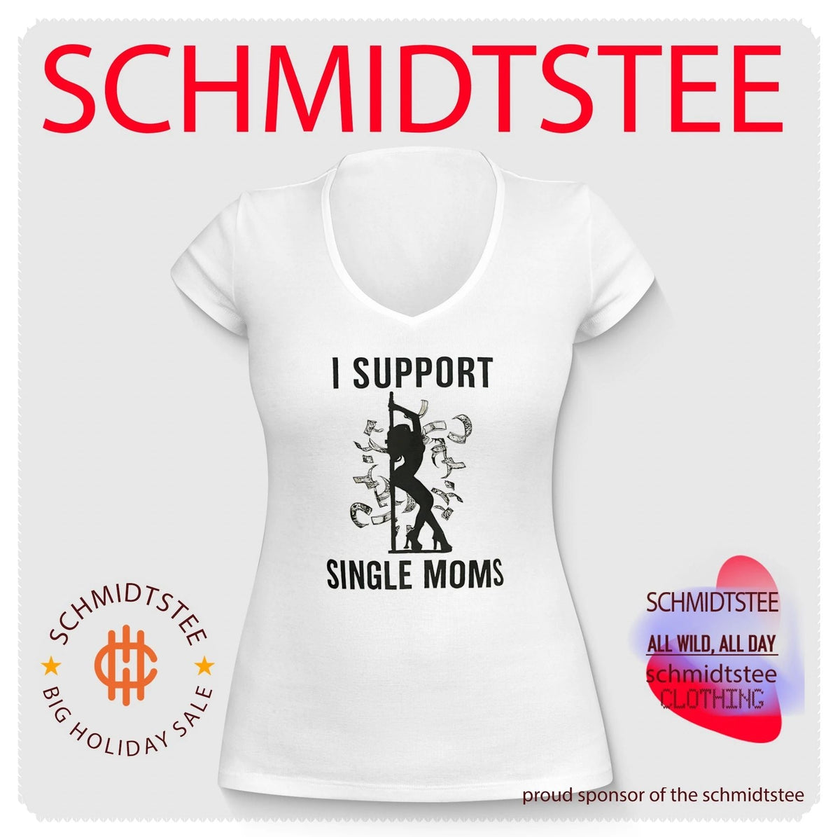 I support single moms shirt Unisex