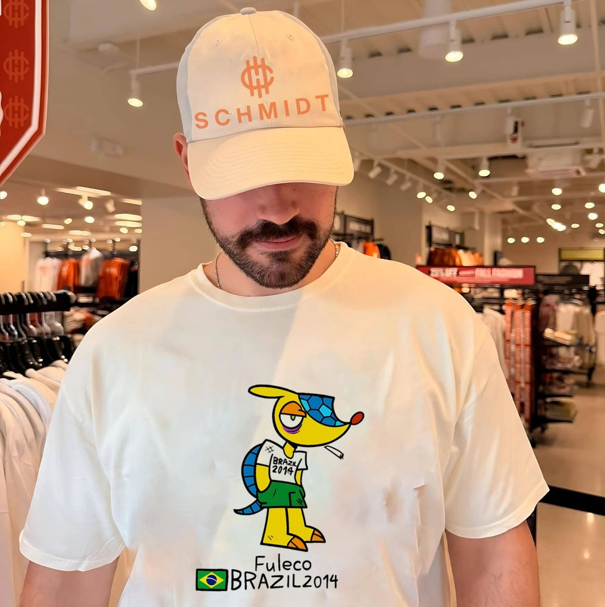 Fuleco Brazil 2014 World Cup Mascot shirt Unisex