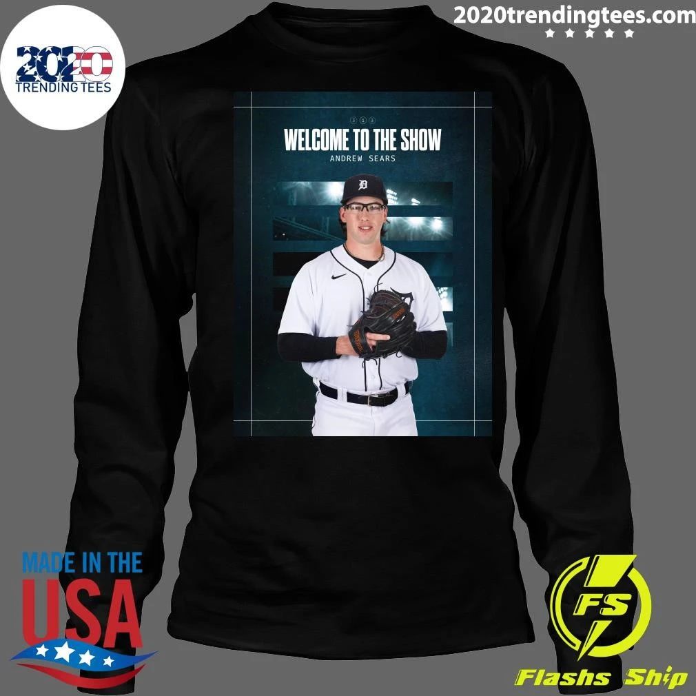 Welcome to Major League Baseball Andrew Sears of Detroit Tigers Shirt