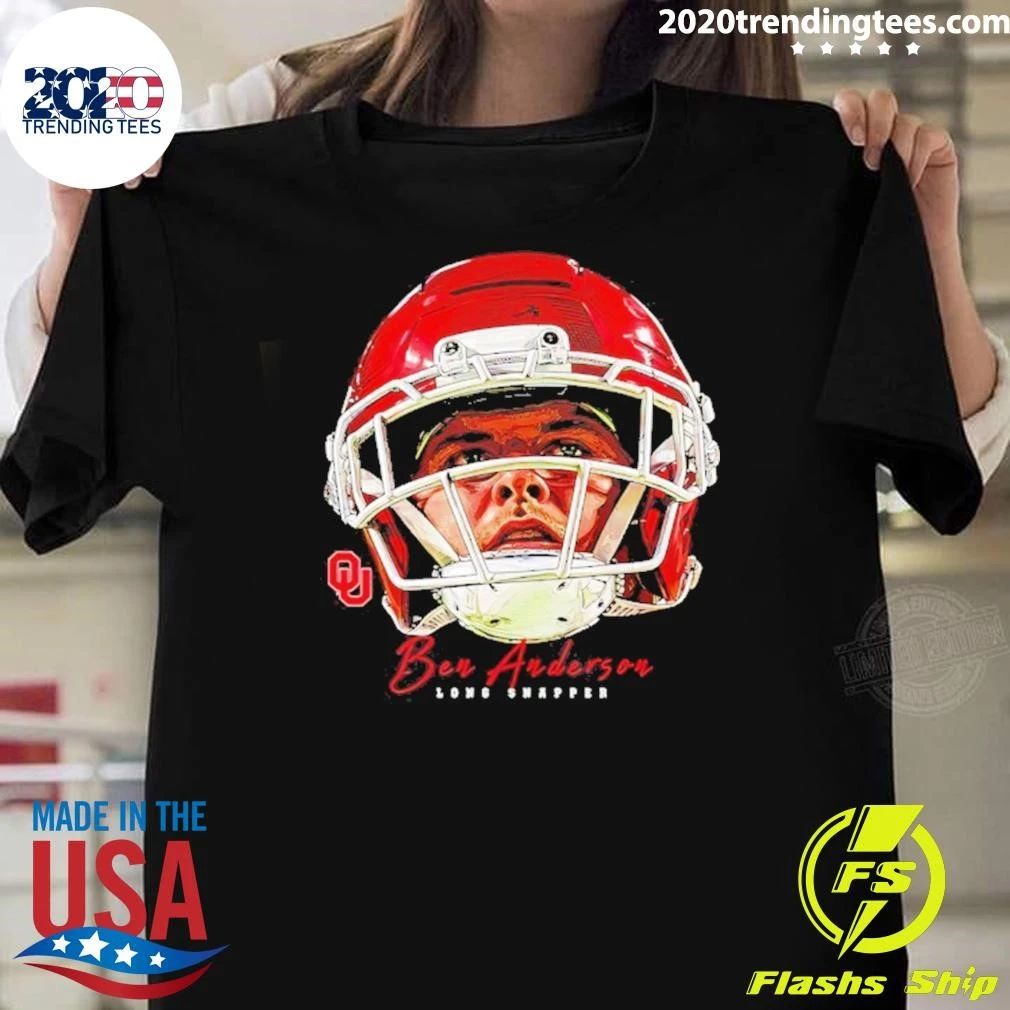 Ben Anderson Oklahoma Sooners Ncaa Football Swag Head Shirt