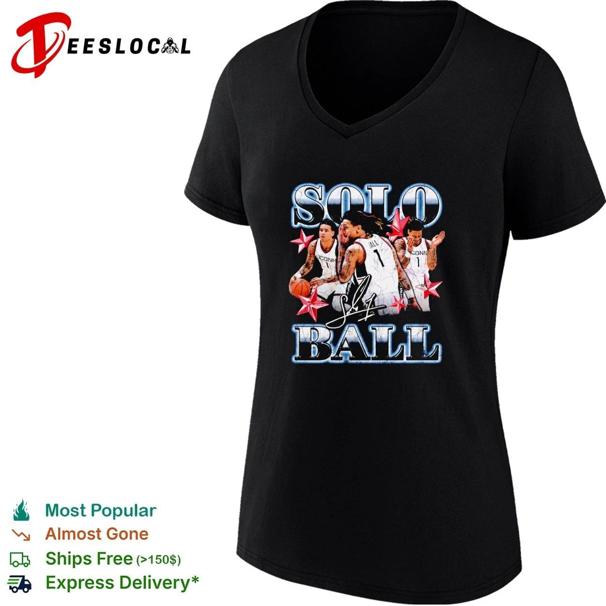 Solo Ball UConn Huskies Basketball NCAA Unisex