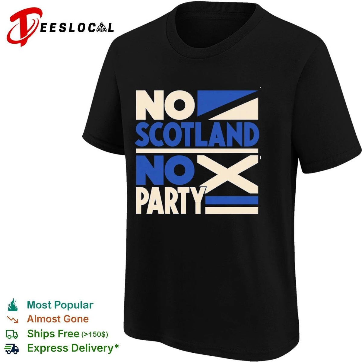 No Scotland No Party Scottish Football Unisex