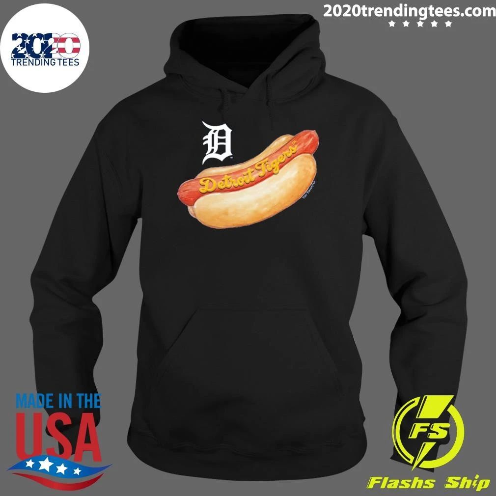Detroit Tigers Tiny Turnip Youth Hot Dog Shirt