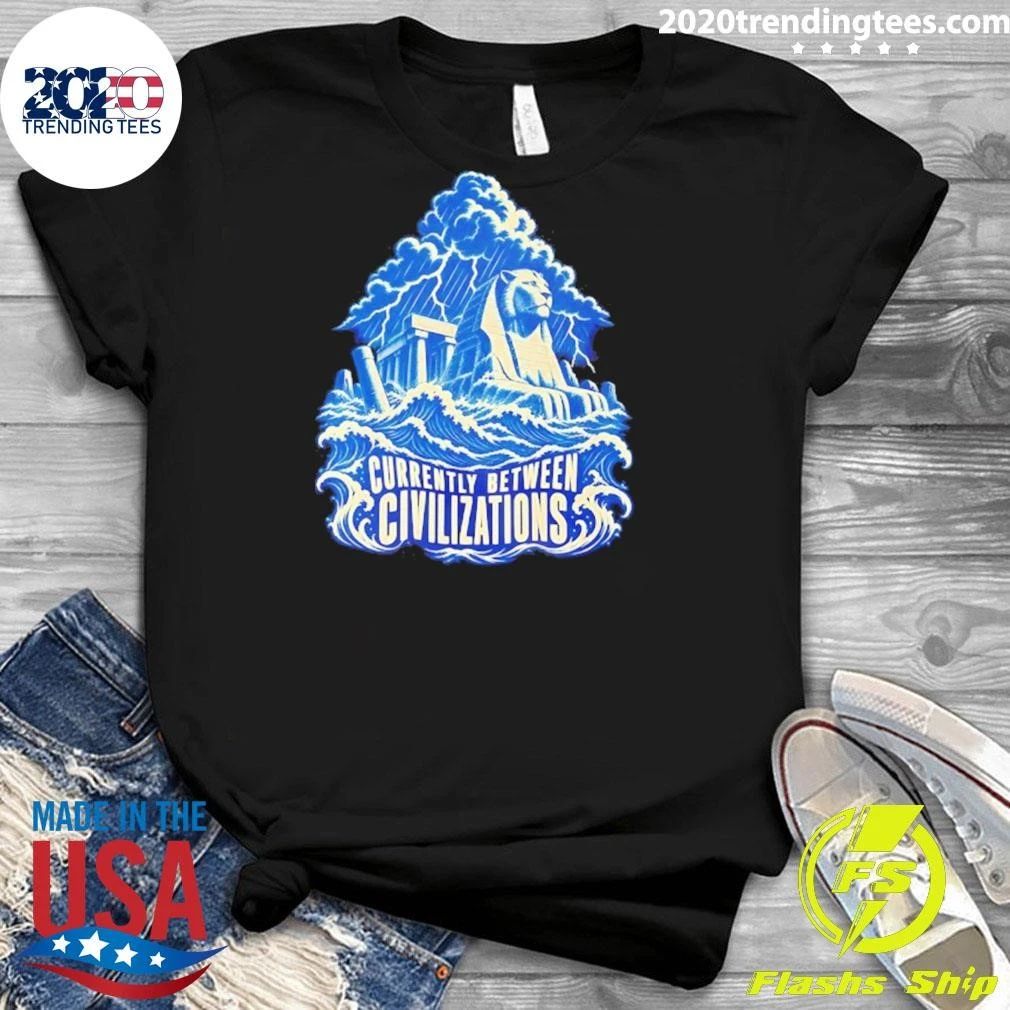 Currently Between Civilizations Sphinx Shirt