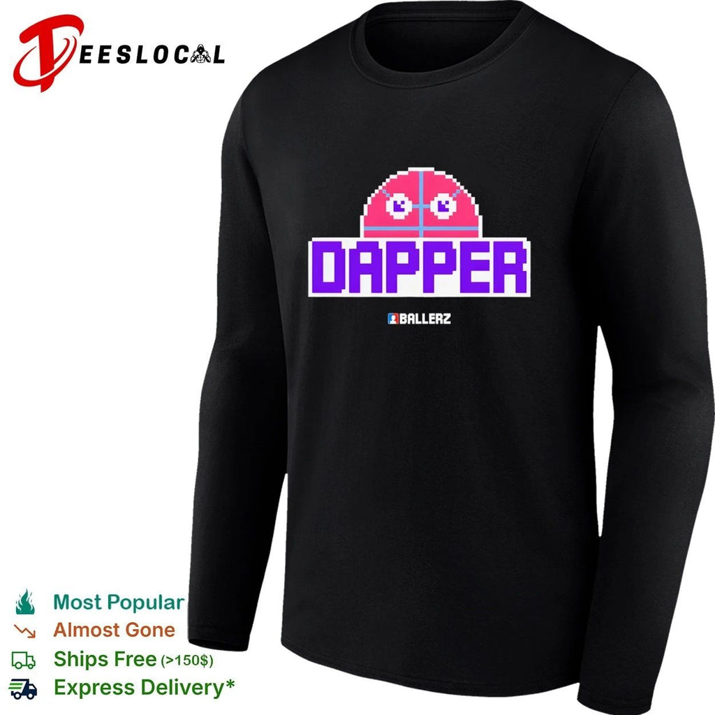 Dapper Ballerz pixel art gaming basketball Unisex