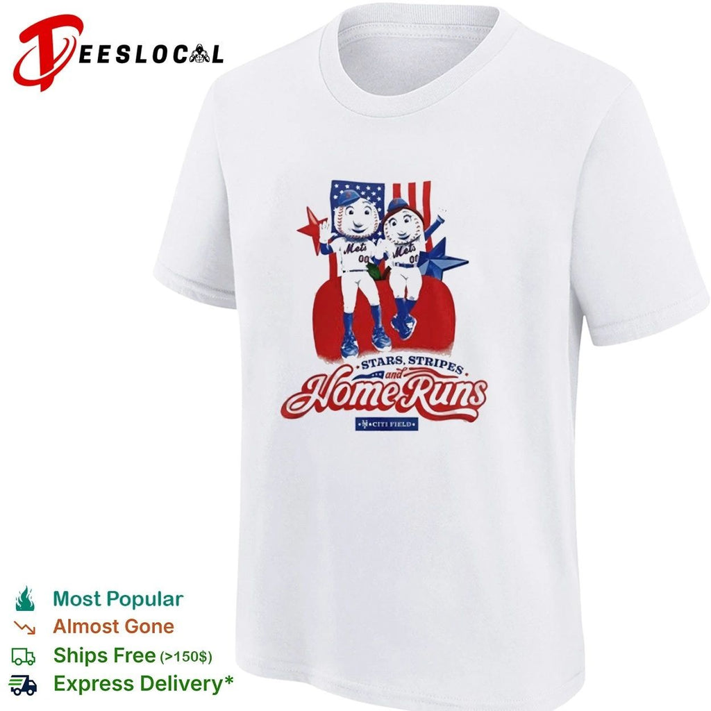 Stars Stripes and Home Runs NY Mets USA 250th Anniversary Unisex