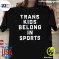 Premium Fever-Lynx Trans Kids Belong In Sports Shirt