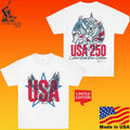 Usa 250 Years Circle Celebration Of Our Nation Unisex