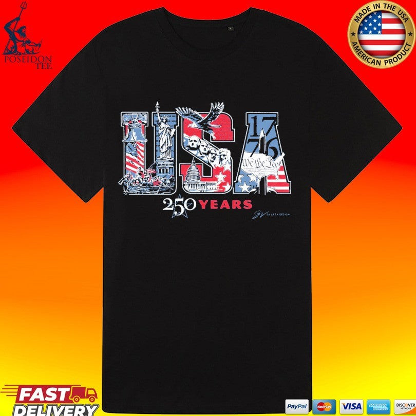 Usa We The Leo Icons 250 Years Unisex