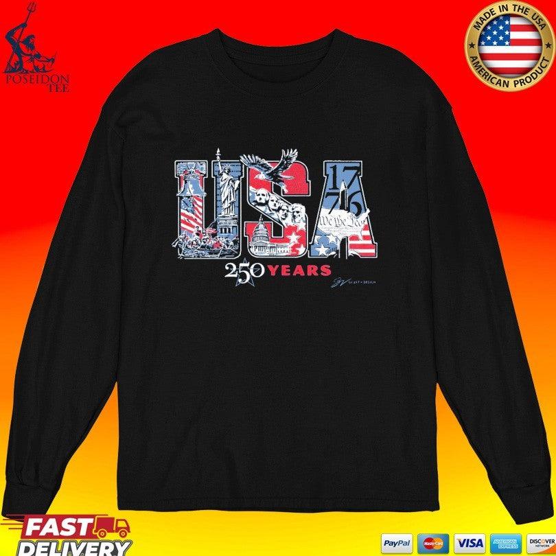 Usa We The Leo Icons 250 Years Unisex