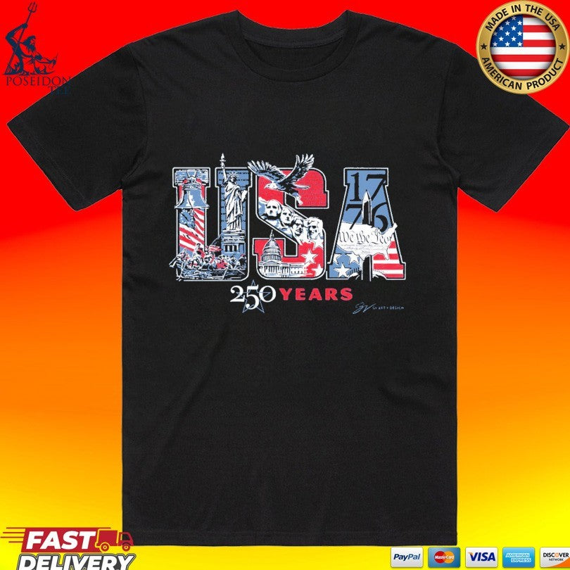 Usa We The Leo Icons 250 Years Unisex
