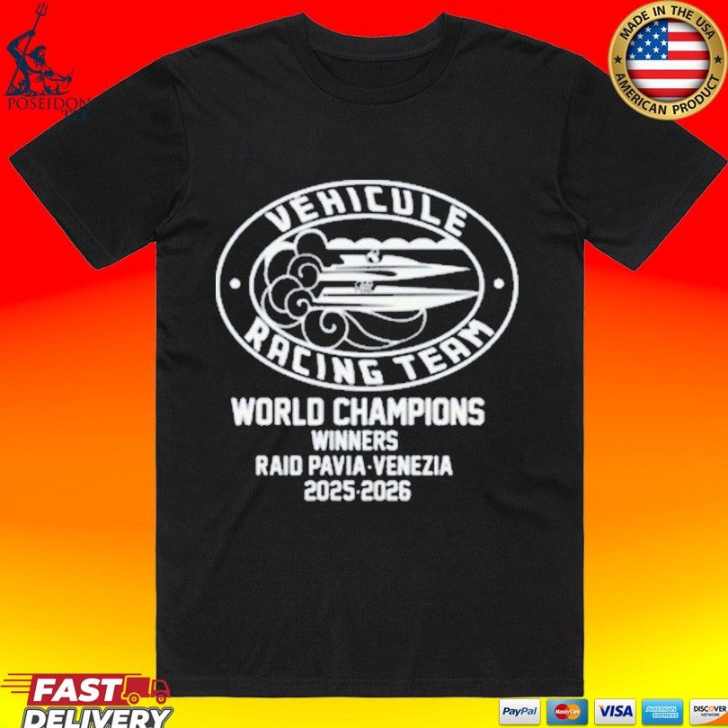 Vehicule Racing Team World Champions Winners Raid Pavia-venezia 2025-2026 Unisex