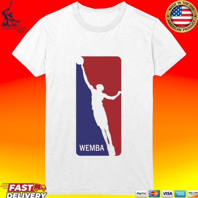 Victor Wembanyama Wemba Nba Logo Silhouette San Antonio Basketball Unisex