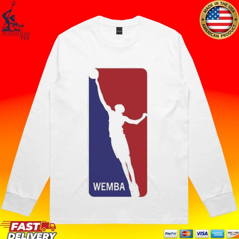 Victor Wembanyama Wemba Nba Logo Silhouette San Antonio Basketball Unisex