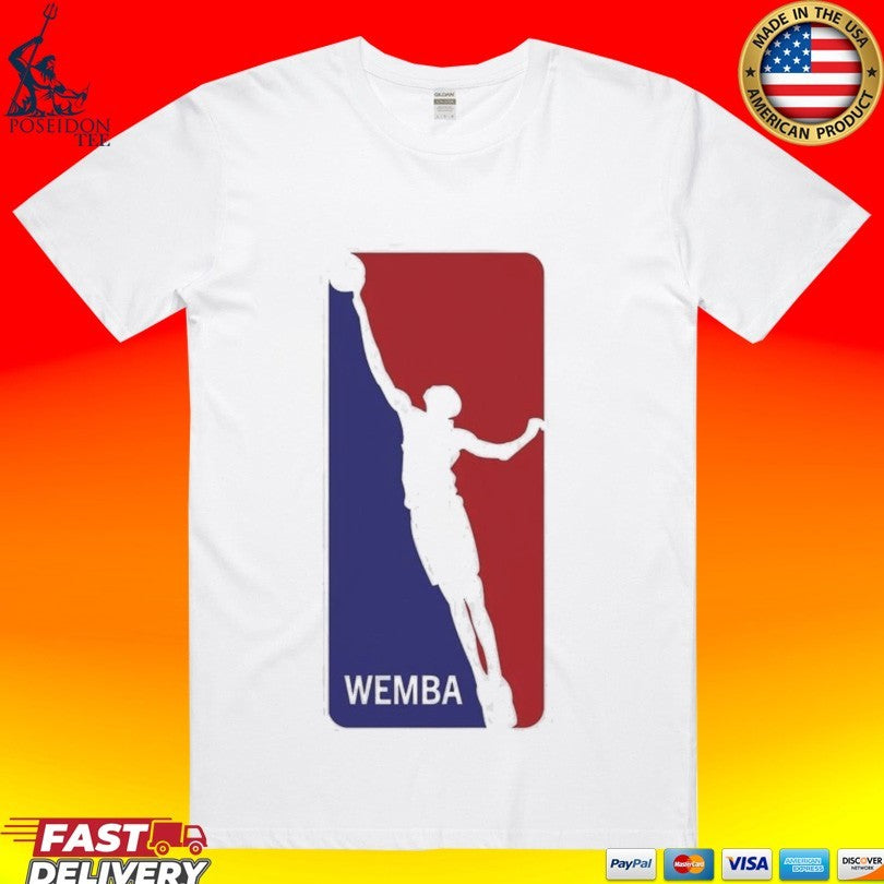 Victor Wembanyama Wemba Nba Logo Silhouette San Antonio Basketball Unisex