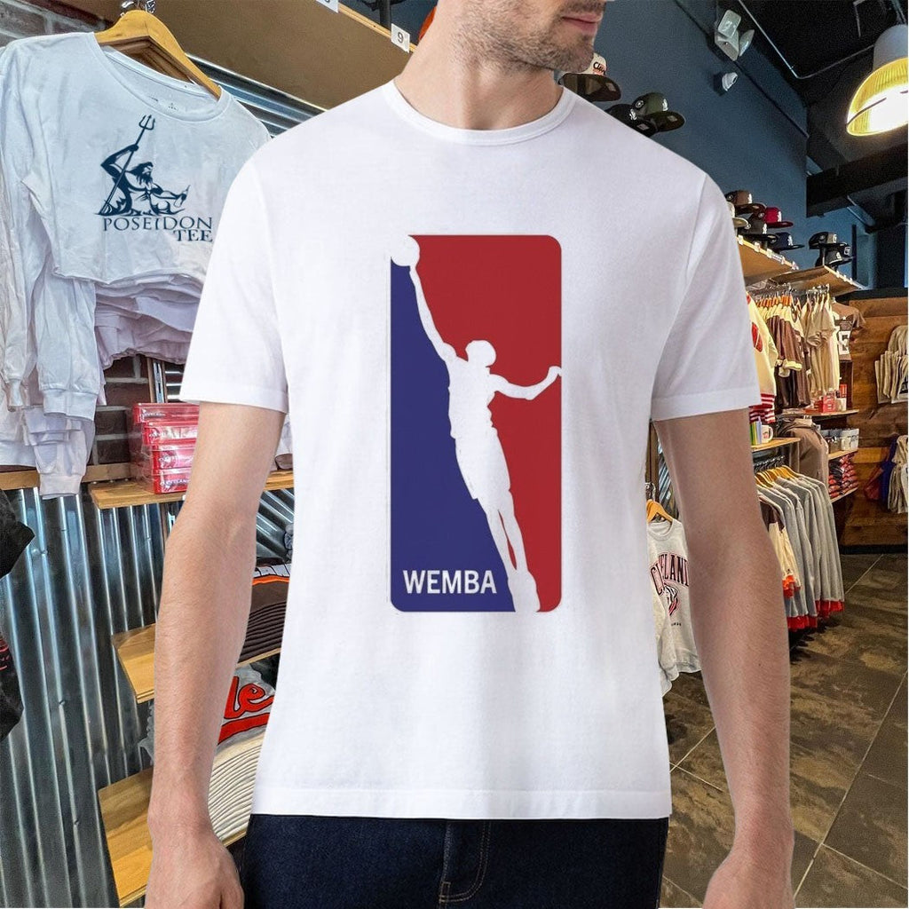 Victor Wembanyama Wemba Nba Logo Silhouette San Antonio Basketball Unisex