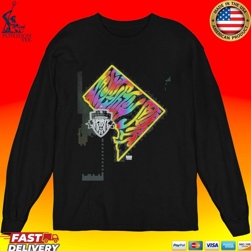 Washington Spirit Groovy Pride State Wht Unisex