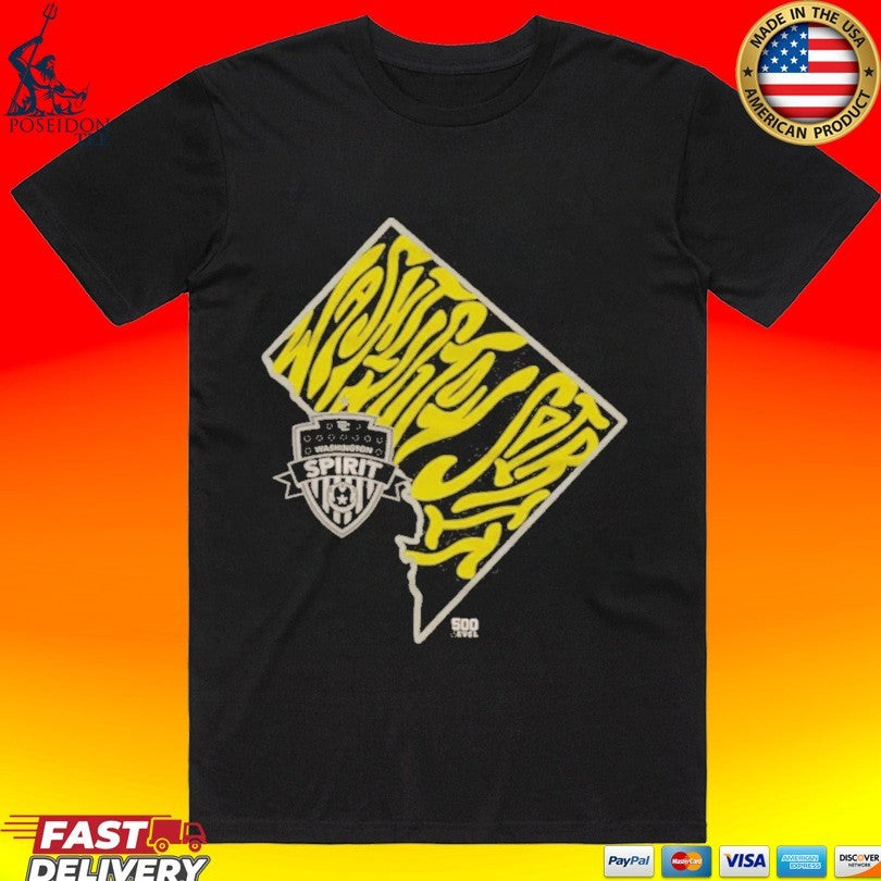 Washington Spirit Groovy Team State Wht Unisex