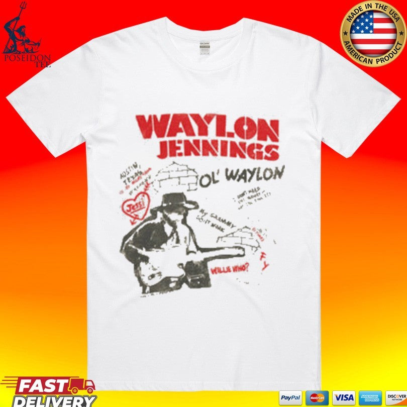 Waylon Jennings Ol Waylon Tour Unisex