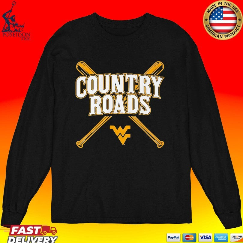West Virginia Baseball Country Roads Unisex