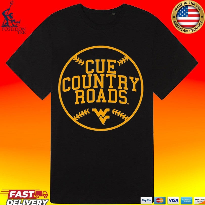 West Virginia Baseball Cue Country Roads Unisex