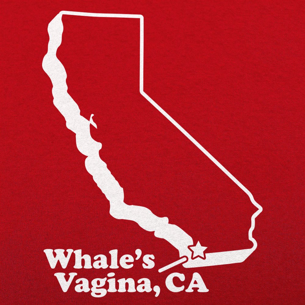 Whale's Vagina, CA San Diego Funny Map