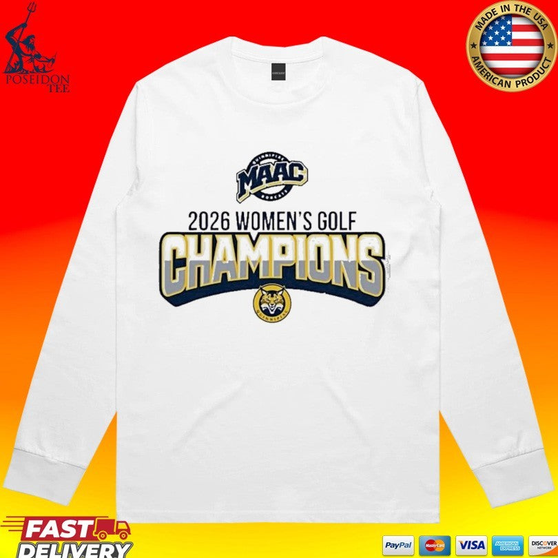 Women’s Golf Champions Maac Quinnipiac University 2026 Unisex