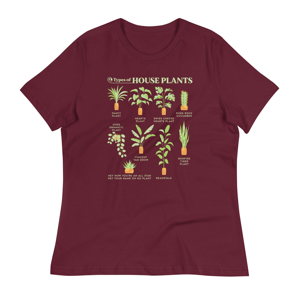Types Of House Plants Women's Signature Tee Unisex