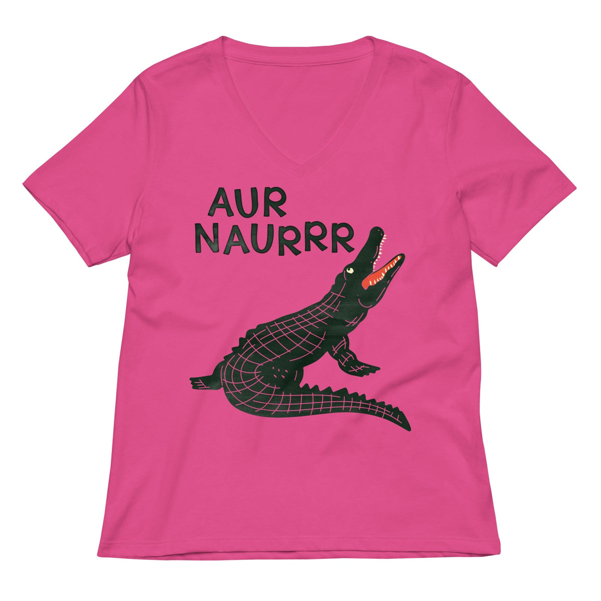 Aur Naurrr Women's V-Neck Tee Unisex