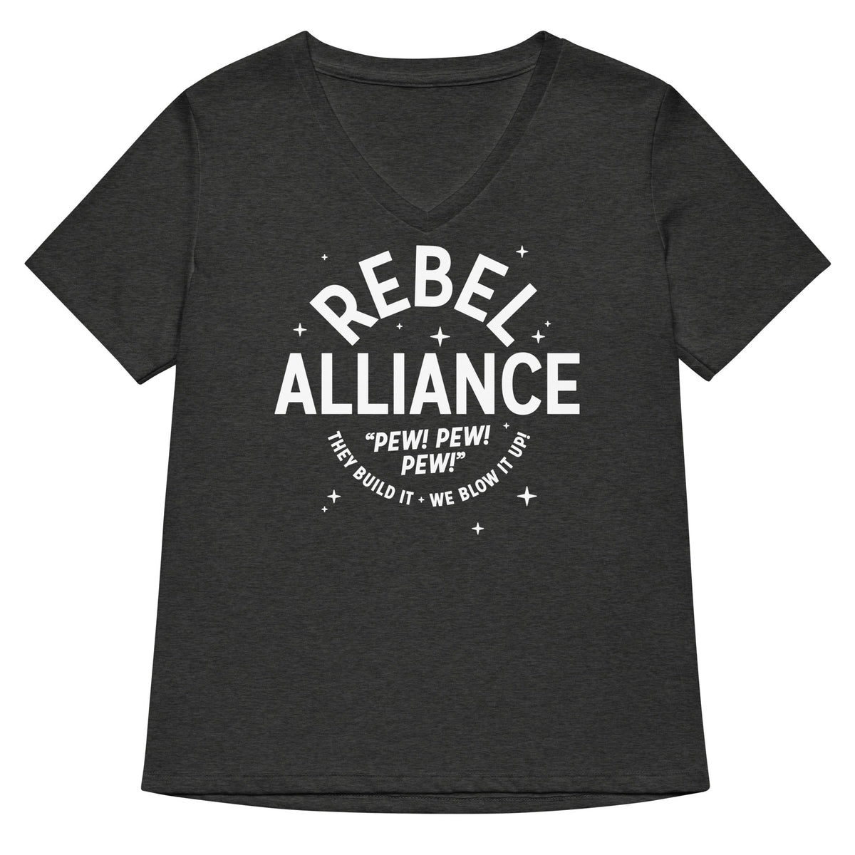 Rebel Alliance Women's V-Neck Tee Unisex
