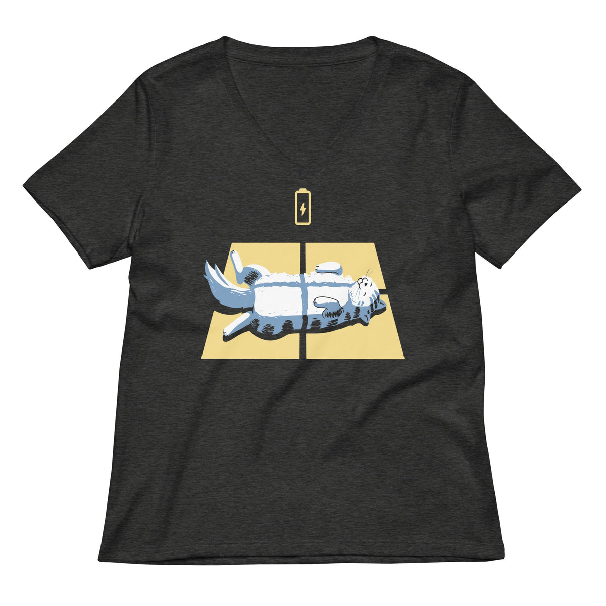 Solar Charging Women's V-Neck Tee Unisex