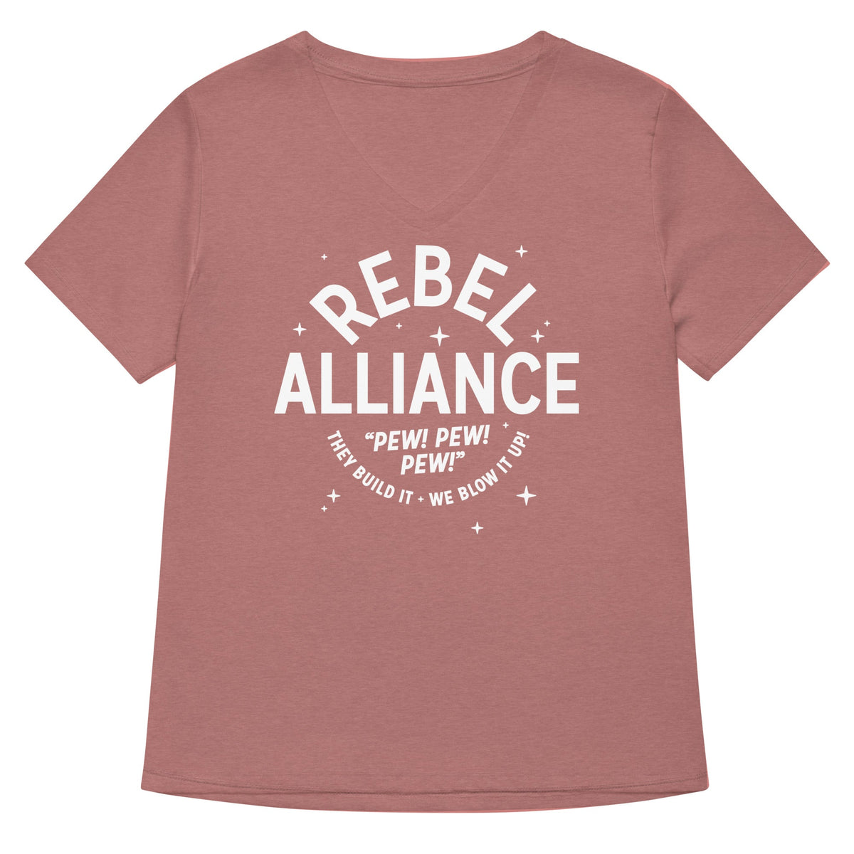 Rebel Alliance Women's V-Neck Tee Unisex
