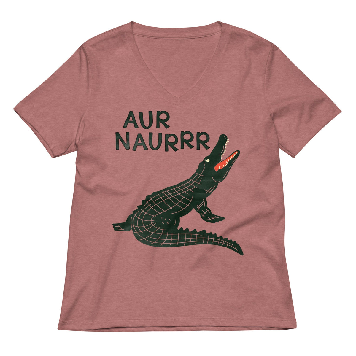 Aur Naurrr Women's V-Neck Tee Unisex