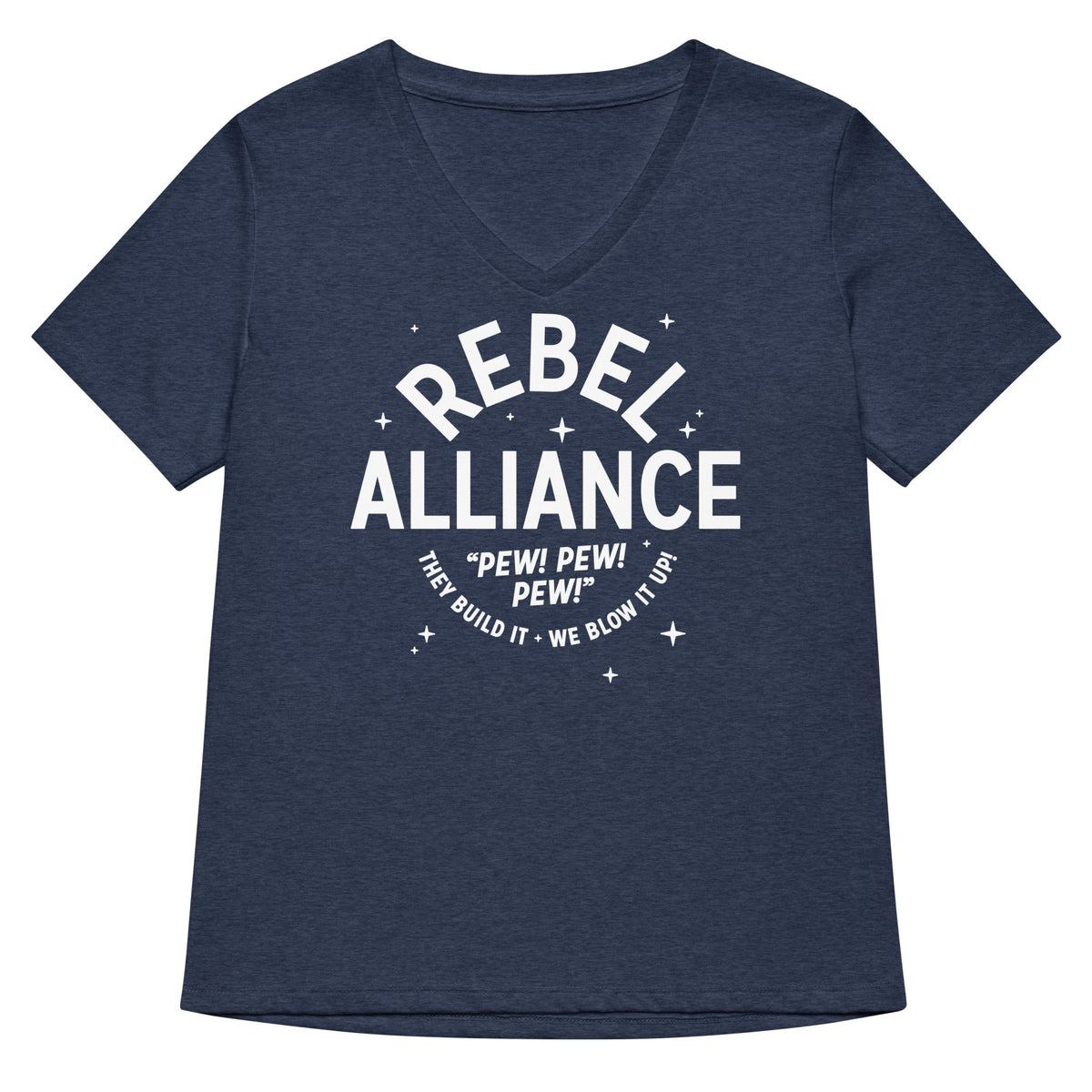Rebel Alliance Women's V-Neck Tee Unisex