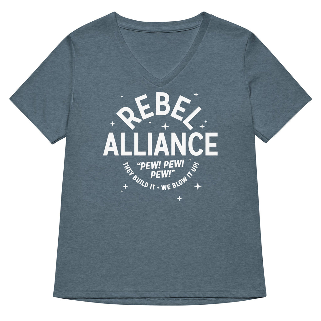 Rebel Alliance Women's V-Neck Tee Unisex