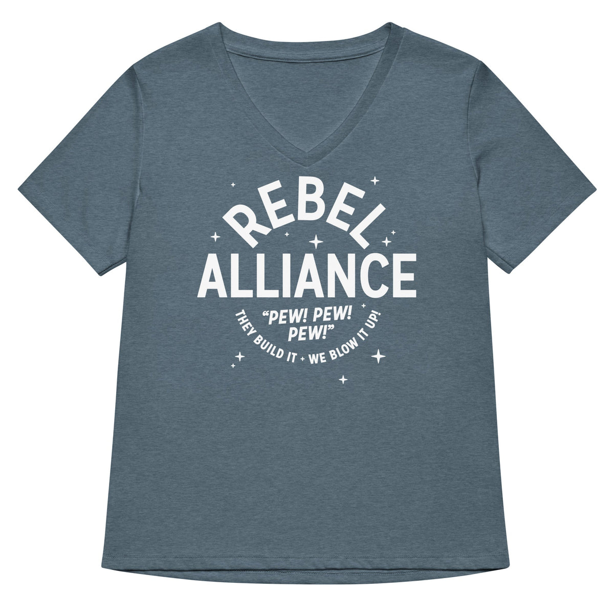 Rebel Alliance Women's V-Neck Tee Unisex