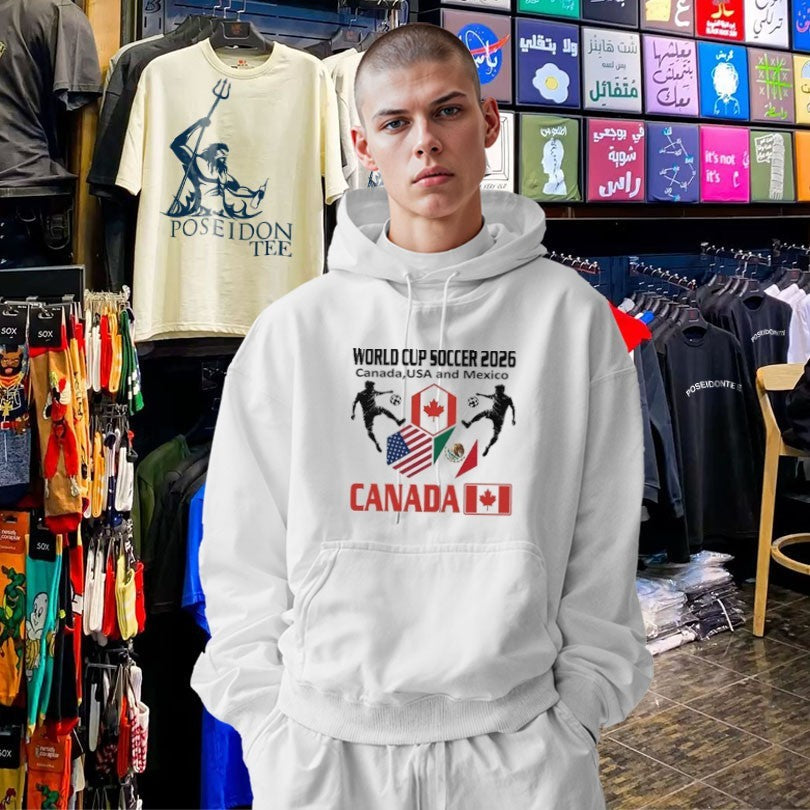World Cup Soccer 2026 Canada Usa And Mexico Unisex