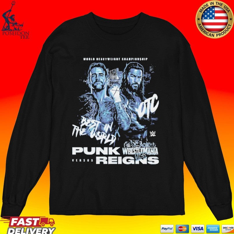 Wrestlemania 42 Cm Punk Vs. Roman Reigns Matchup Unisex