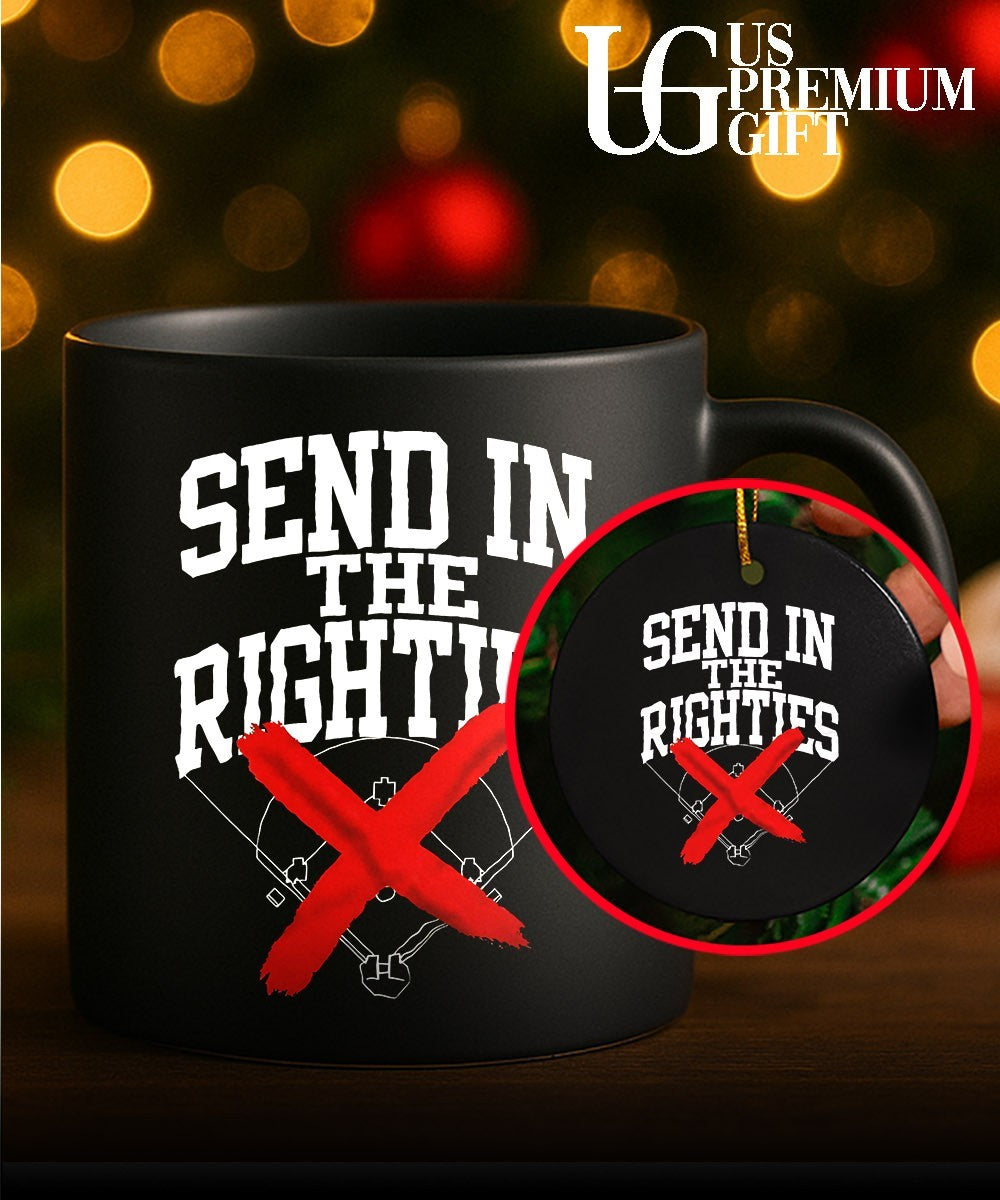 Send in the Righties baseball no more right handed players field sports shirt Unisex